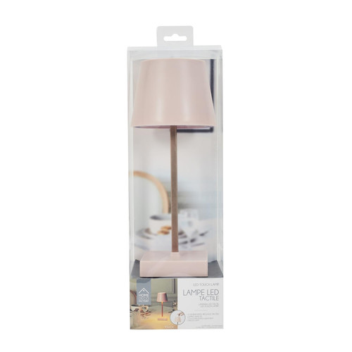 Table Bedside Lamp Blanca LED, touch control, pink