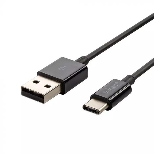 V-TAC Cable USB Type-C 1m 1.0A, black