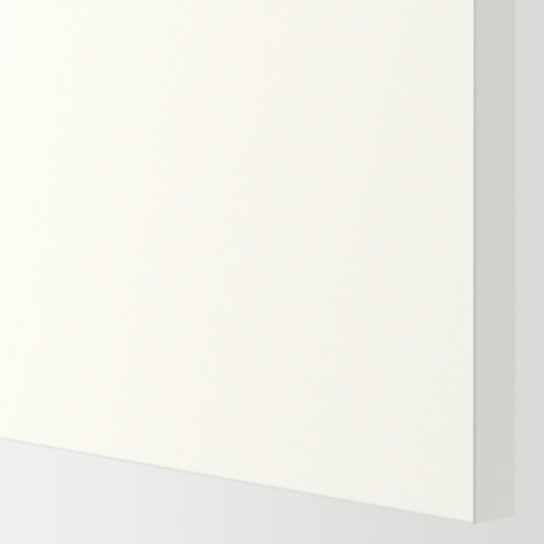 METOD High cabinet with shelves, white/Vallstena white, 40x37x200 cm