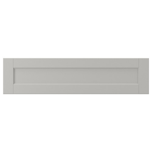 LERHYTTAN Drawer front, light grey, 80x20 cm