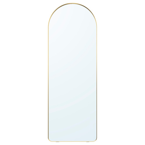 LINDBYN Mirror, gold-colour, 60x170 cm