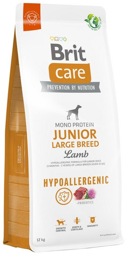 Brit Care Hypoallergenic Junior Large Lamb Dry Dog Food 12kg