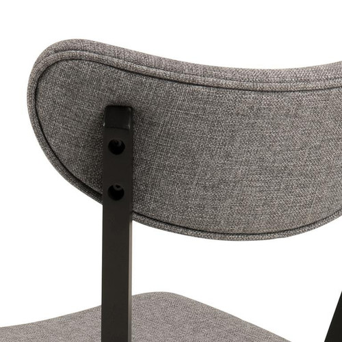 Dining Chair Roxby, grey/black