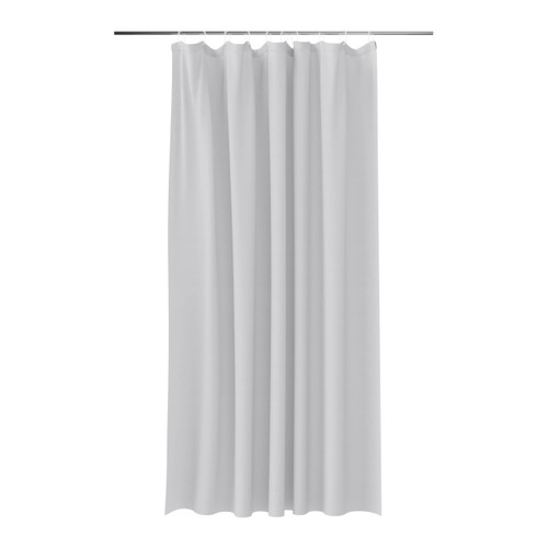 GoodHome Shower Curtain Kina 180 x 200 cm, grey