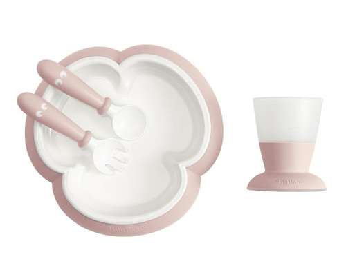 BABYBJÖRN Baby Feeding Set -  Powder Pink