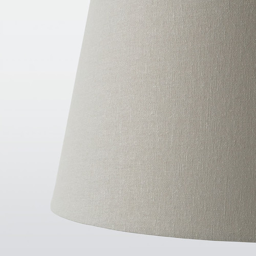 SKOTTORP / SKAFTET Floor lamp, arched, light grey