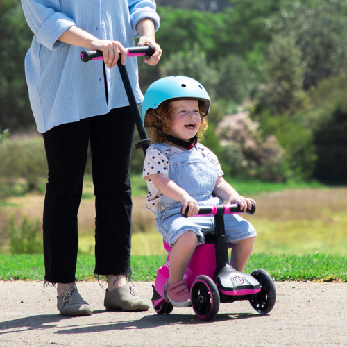 smarTrike Xtend Scooter 4in1 + Ride-on - Pink 12m - 12y