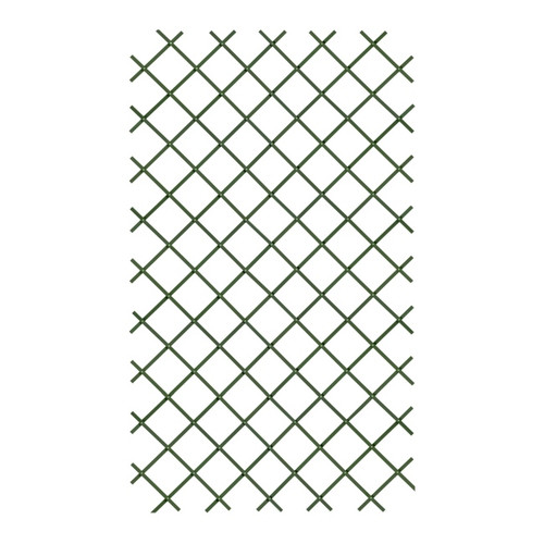 PVC Trellis Panel 100 x 200 cm, green