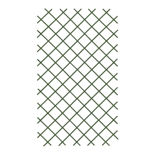 PVC Trellis Panel 100 x 200 cm, green