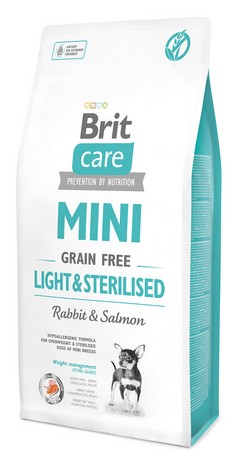 Brit Care Dog Food Grain Free Mini Light & Sterilised 400g