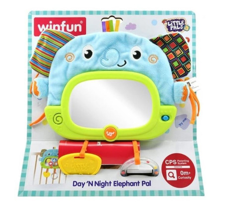 Winfun Day 'N Night Elephant Pal Cot Toy 0+