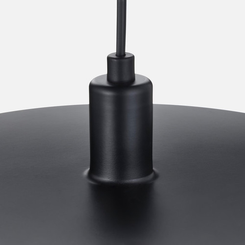 NYMÅNE LED pendant lamp, wireless dimmable white spectrum/anthracite, 38 cm