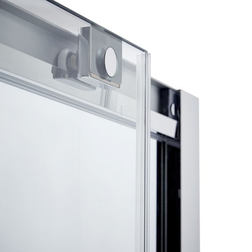 Shower Sliding Door Zilia 120 x 200 cm, inox/clear glass