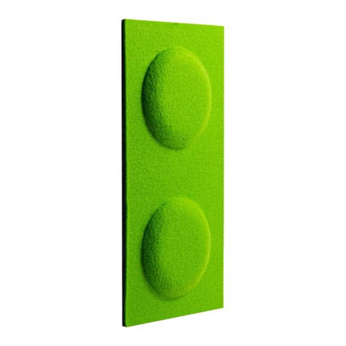 Decorative Wall Panel 30 x 15 cm, felt, green block