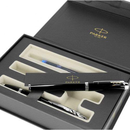 Parker Gift Set IM Black CT - Fountain Pen & Ballpoint Pen