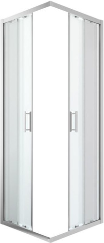 GoodHome Shower Enclosure Beloya 70x70x195cm, chrome/transparent