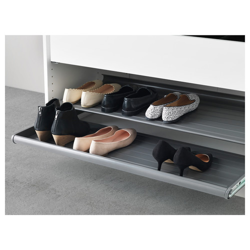 KOMPLEMENT Pull-out shoe shelf, dark gray, 100x58 cm