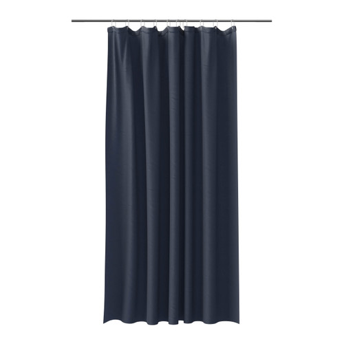 Shower Curtain GoodHome Koros 180 x 200 cm, dark blue