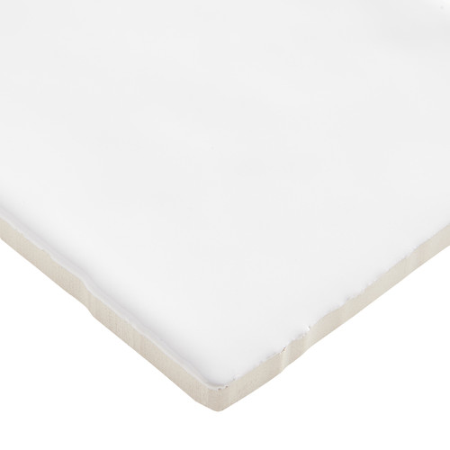 Glazed Tile Vernisse GoodHome 10 x 10 cm, white, 0.84 m2
