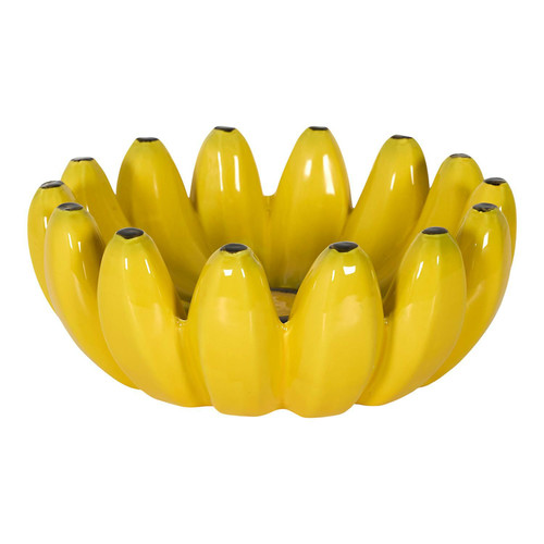 Banana Bunch Ceramic Bowl