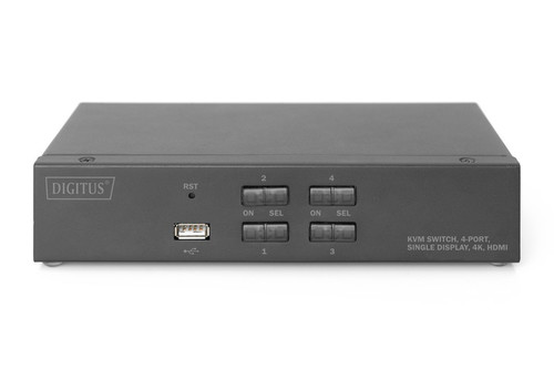 Digitus KVM Switch 4-port Single Display 4K HDMI DS-12880