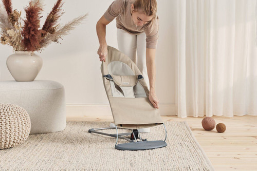 BABYBJÖRN Bouncer Balance Soft Woven - Khaki / Beige