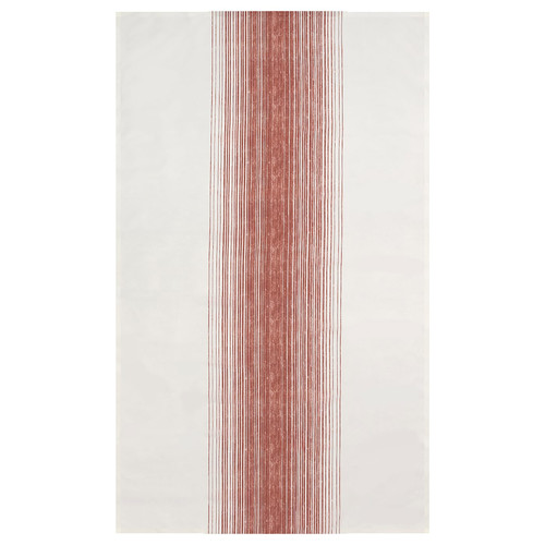 TAGGSIMPA Tablecloth, white/red, 145x320 cm