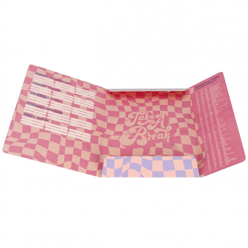 Document File Folder with Elastic Band A4 1pc Unique, assorted patterns