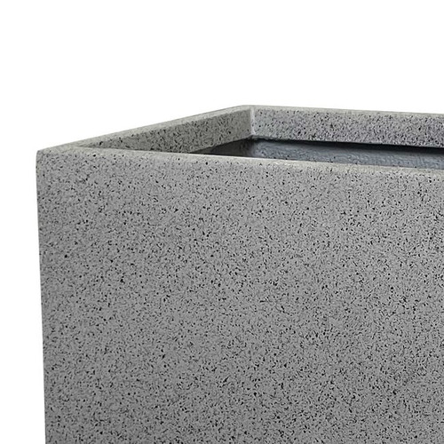 Verve Plant Pot 60cm, outdoor, grey terrazzo