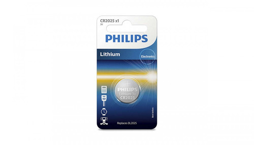 Philips CR2025 Lithium Battery 3.0V 20x2.5