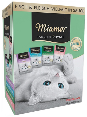 Miamor Ragout Royale Mix Cat Food in Sauce 4 Flavours 12x100g