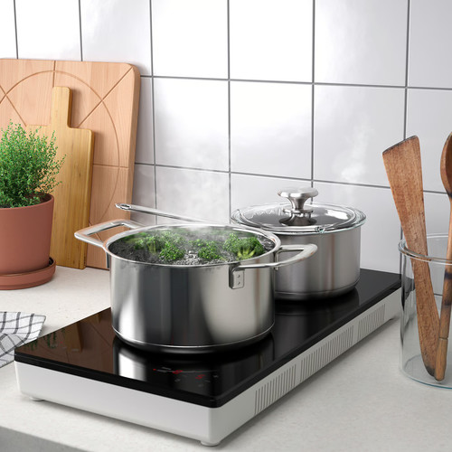 TILLREDA Portable induction hob, 2 zones white