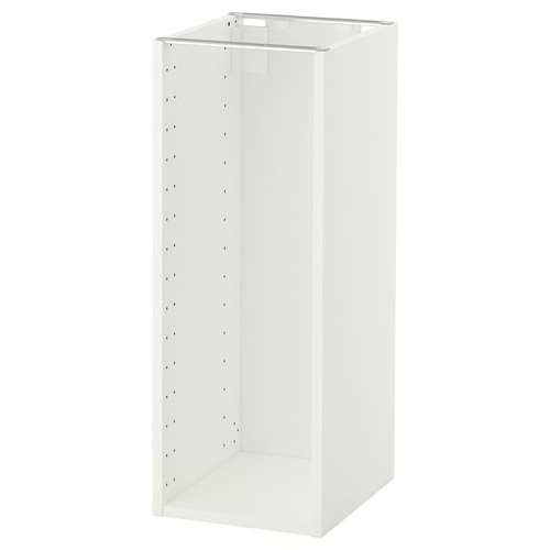 METOD Base cabinet frame, white, 30x37x80 cm
