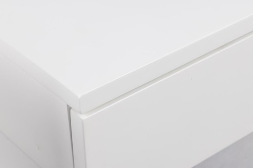 Wall-mounted Bedside Table Ashlan II, white