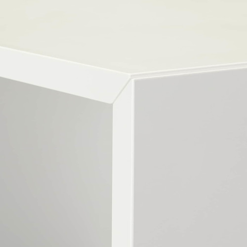 EKET Cabinet combination with legs, white, wood, 140x35x80 cm