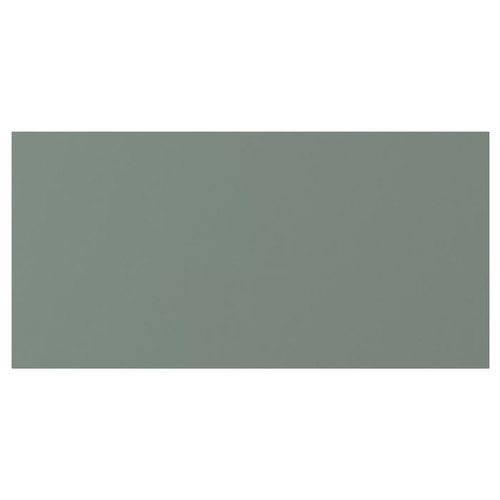 NICKEBO Drawer front, matt grey-green, 40x20 cm