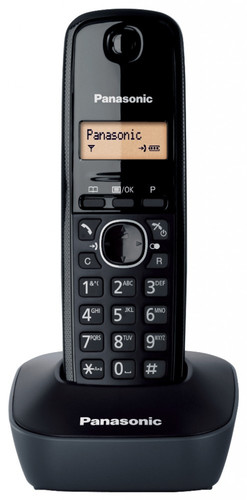 Panasonic Cordless Phone KX-TG1611 Dect, black