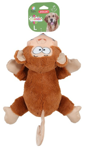 Zolux Plush Dog Toy Friends Chimpanzee Jose L