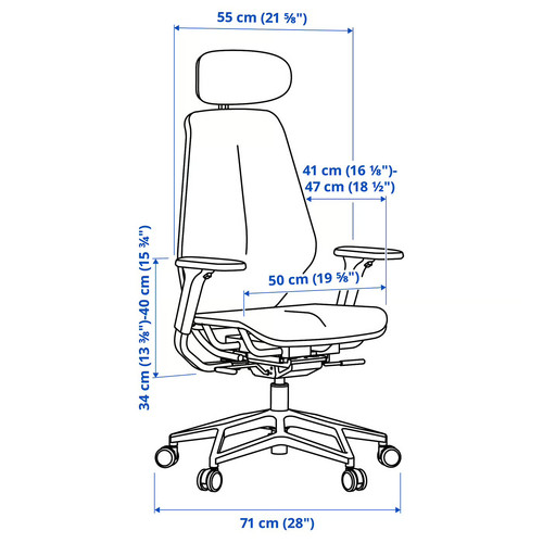 STYRSPEL Gaming chair, red