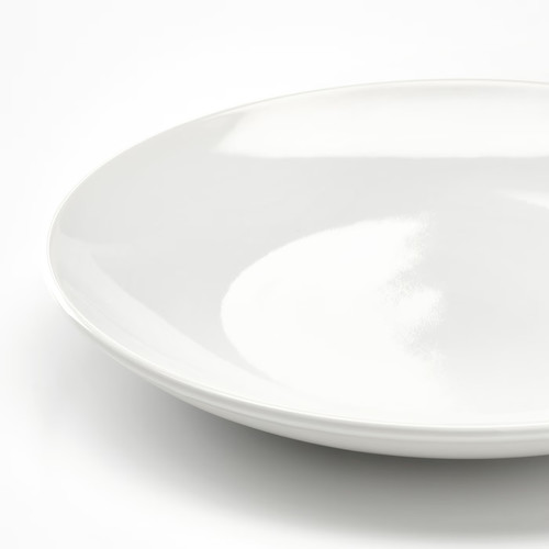 GODMIDDAG Side plate, white, 20 cm