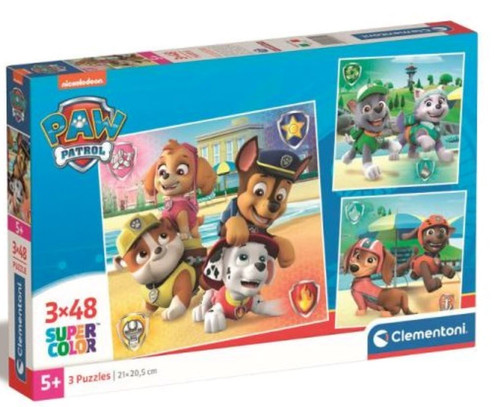 Clementoni Children's Puzzle Paw Patrol 3x48 5+
