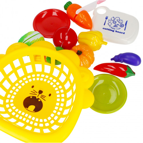 Kitchen Delicious Basket with Vegetables, assorted basket colours, 3+