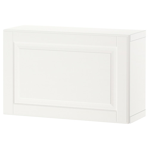 BESTÅ Wall-mounted cabinet combination, white/Smeviken white, 60x22x38 cm