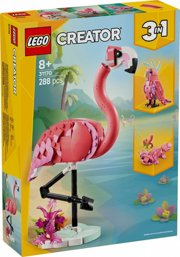 LEGO Creator 3in1 Wild Animals Pink Flamingo 31170 8+