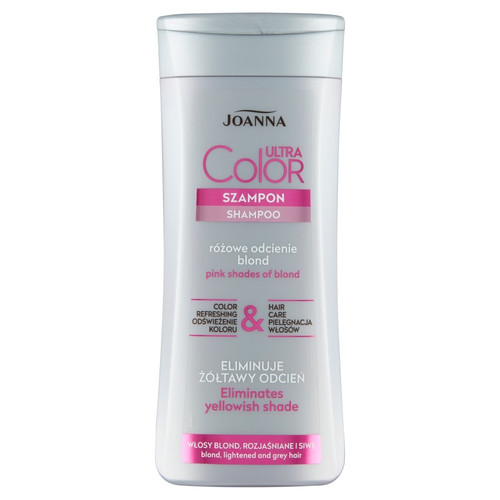 Joanna Ultra Color System Shampoo for Blond Hair, Light and Gray 200ml