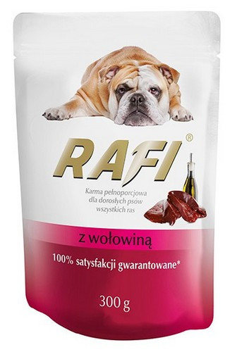 Rafi Rafi Dog Wet Food with Beef 300g