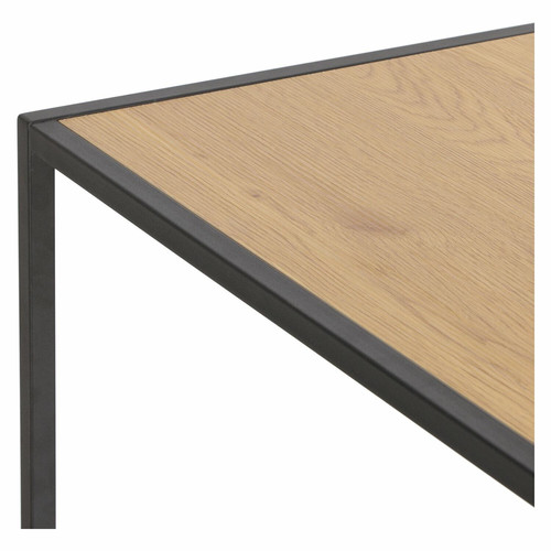 Desk Oxford with Drawer, oak/black