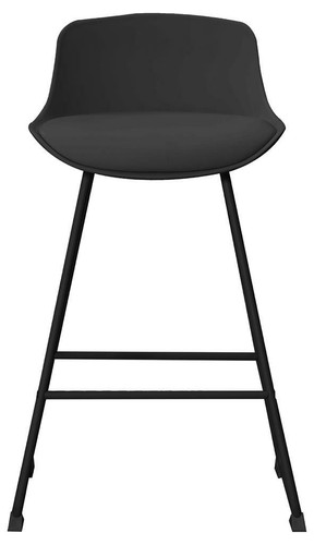 Bar Stool Tina, low, black