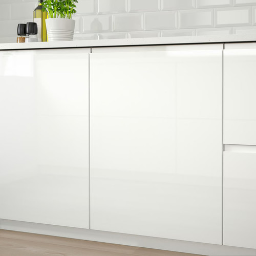 VOXTORP Door, high-gloss white, 60x40 cm