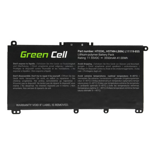 Green Cell Battery for HP 250 G7 HT03XL 11.55V 3.5Ah